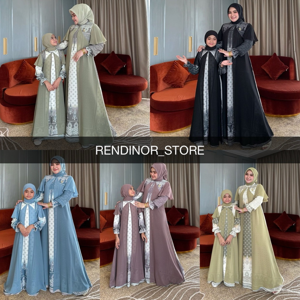 TATIANA COUPLE MOM KID GAMIS DRESS BY IRNA GALLERY