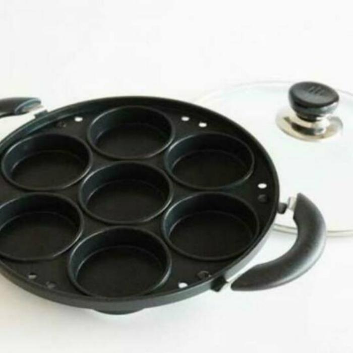 CETAKAN TEFLON LUBANG 7 | MARTABAK MINI HAPPY CALL