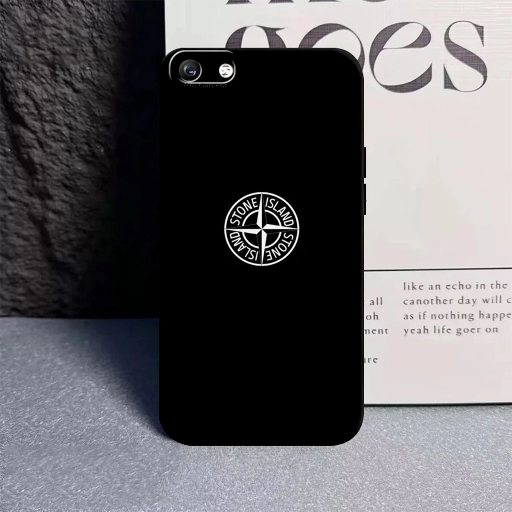 Softcase Oppo F1s A39 A57(2016) A59 A71 A83 - Case Bumper - Macaron - Motif Hitam - Softcase Terbaru