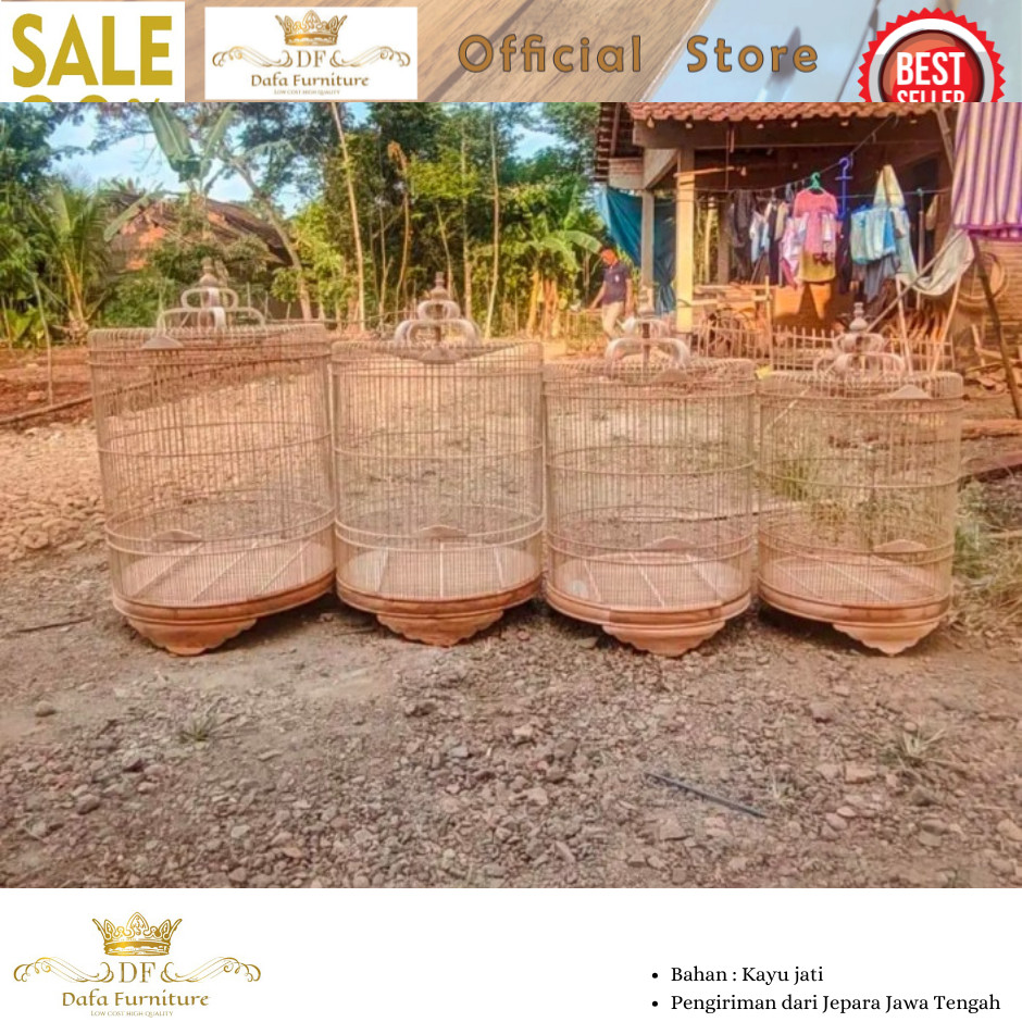 sangkar burung murai murah bahan kayu