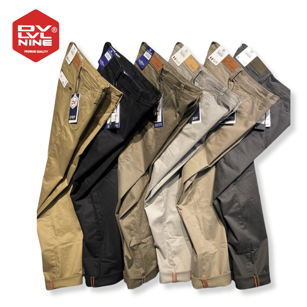 DV LEVEL NINE Celana Panjang Katun Canvas dv level nine Original / bahan premium Awet & Berkualitas