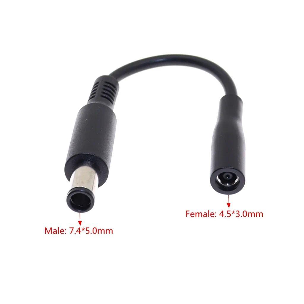 DC power Adapter Connector Plug DC conversion head jack female 4.5*3.0mm plug to male 7.4*5.0mm with