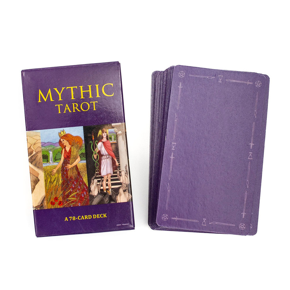 78 Pcs The New Mythic Tarot Deck 10.3*6cm Adult English  Card Playing Cards Fate Games Colorful Box 