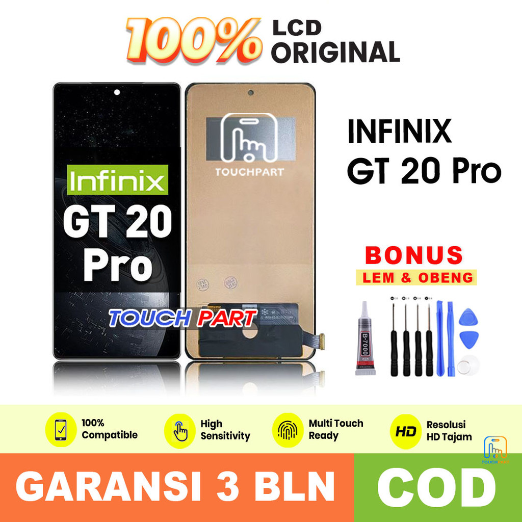 LCD Infinix GT 20 Pro Original Fullset Touchscreen COD