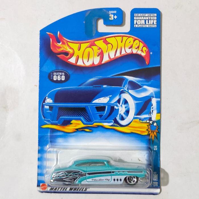 Mainan Hot Wheels So Fine biru muda 2001 blue card
