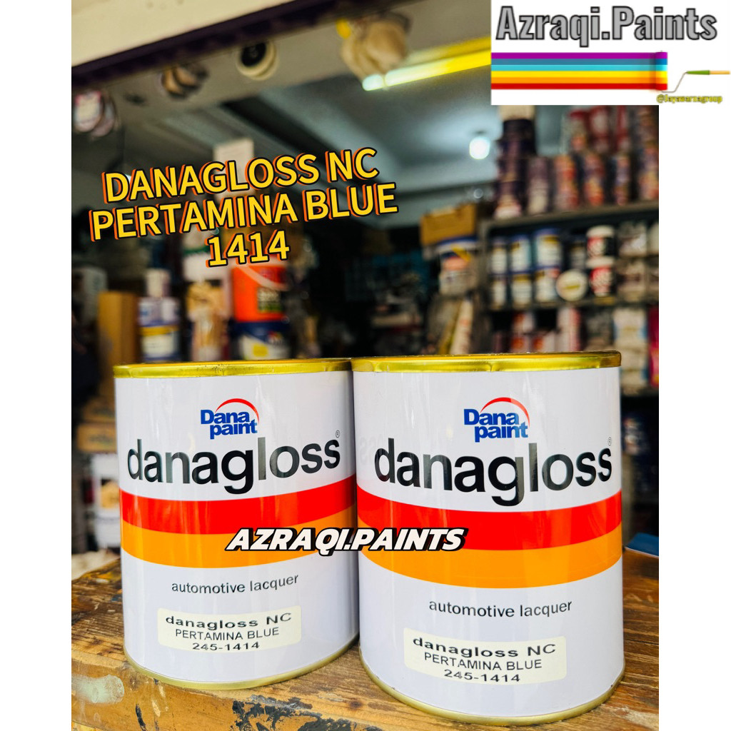 DANAGLOSS NC SOLID PERTAMINA BLUE 1414 ( 1 KG ) CAT BERKWALITAS 100 % ORIGINAL
