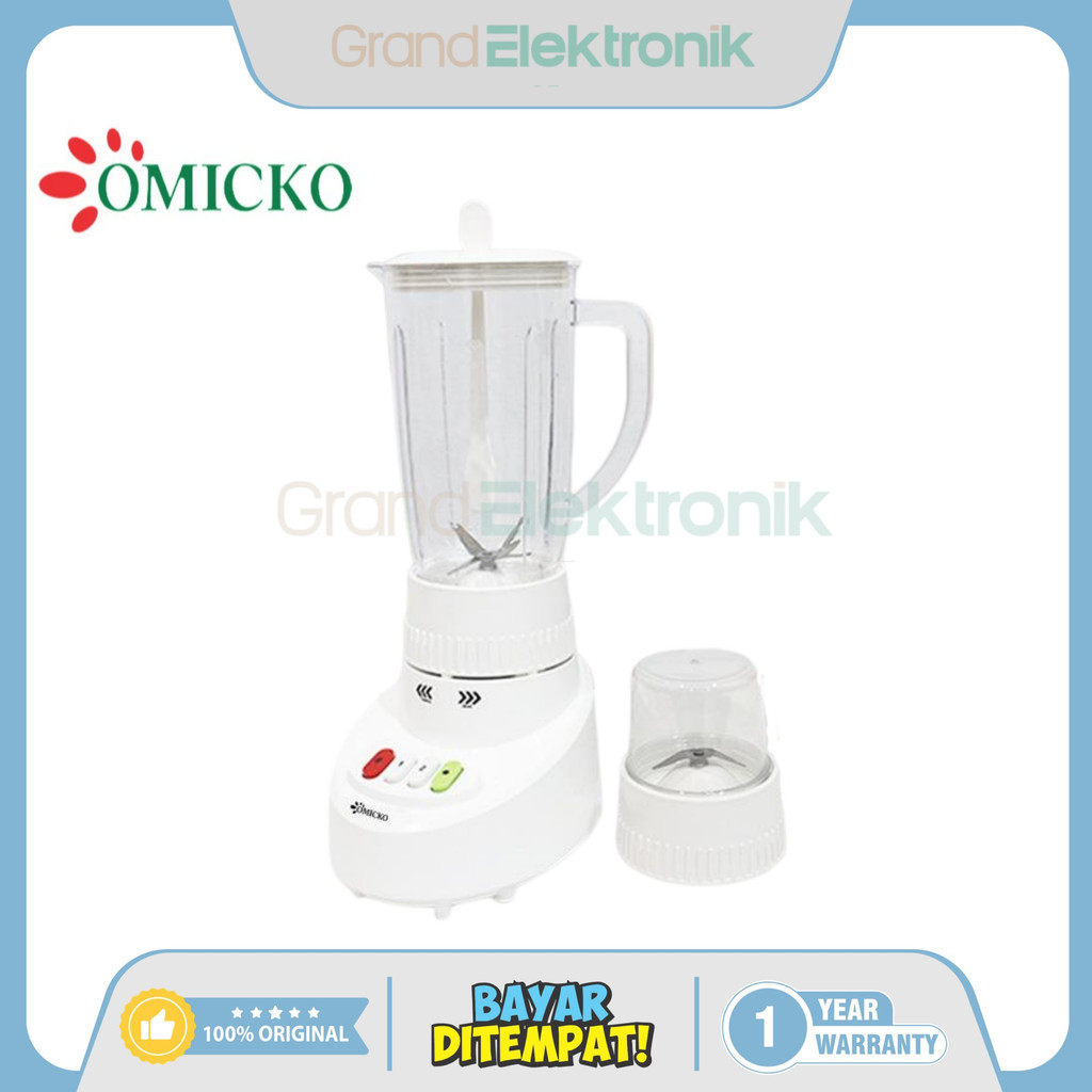 [COD READY] OMICKO BLENDER 2 IN 1 BL-T12PC (2 LITER) GARANSI RESMI