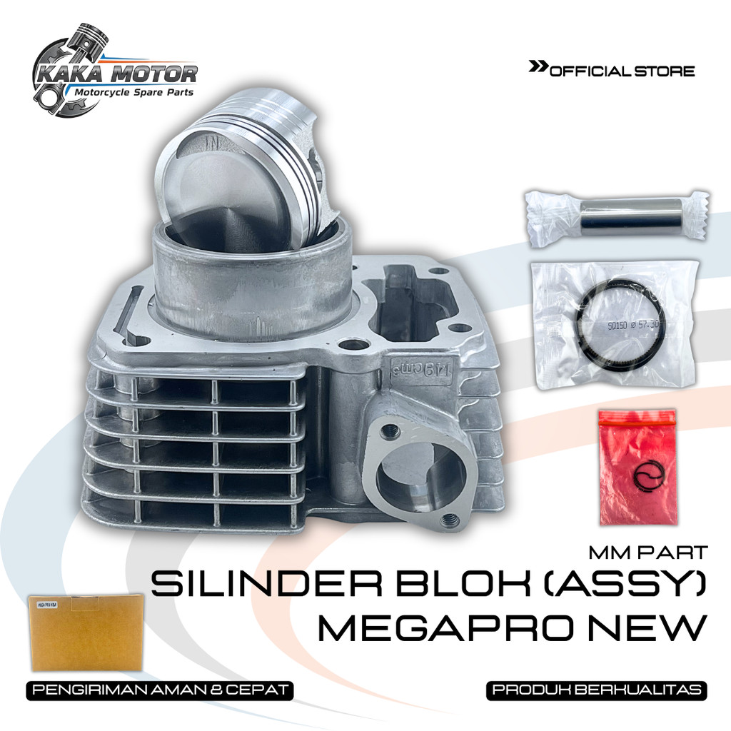 SILINDER BLOK ASSY MEGAPRO NEW - SEHER BORING MEGAPRO NEW MEGAPRO MONOSHOCK VERZA CB150 CRF 150 L
