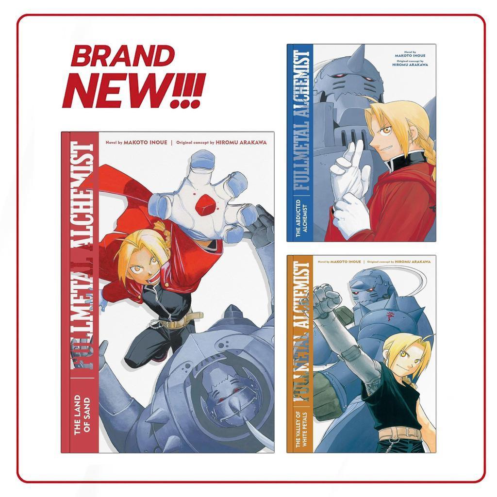 Fullmetal Alchemist, Vol. 1-6 ( Light Novel ) by Makoto Inoue (English/Indonesia)