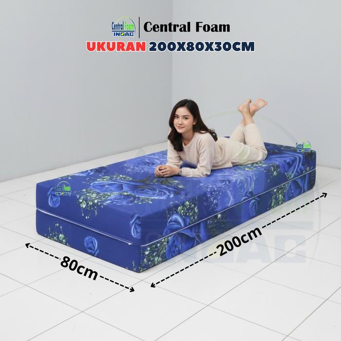 (Speeds Home) Kasur Busa INOAC Tebal 30 cm EON Density 23 - FREE BANTAL - Ukuran 80x200, 90x200, 100