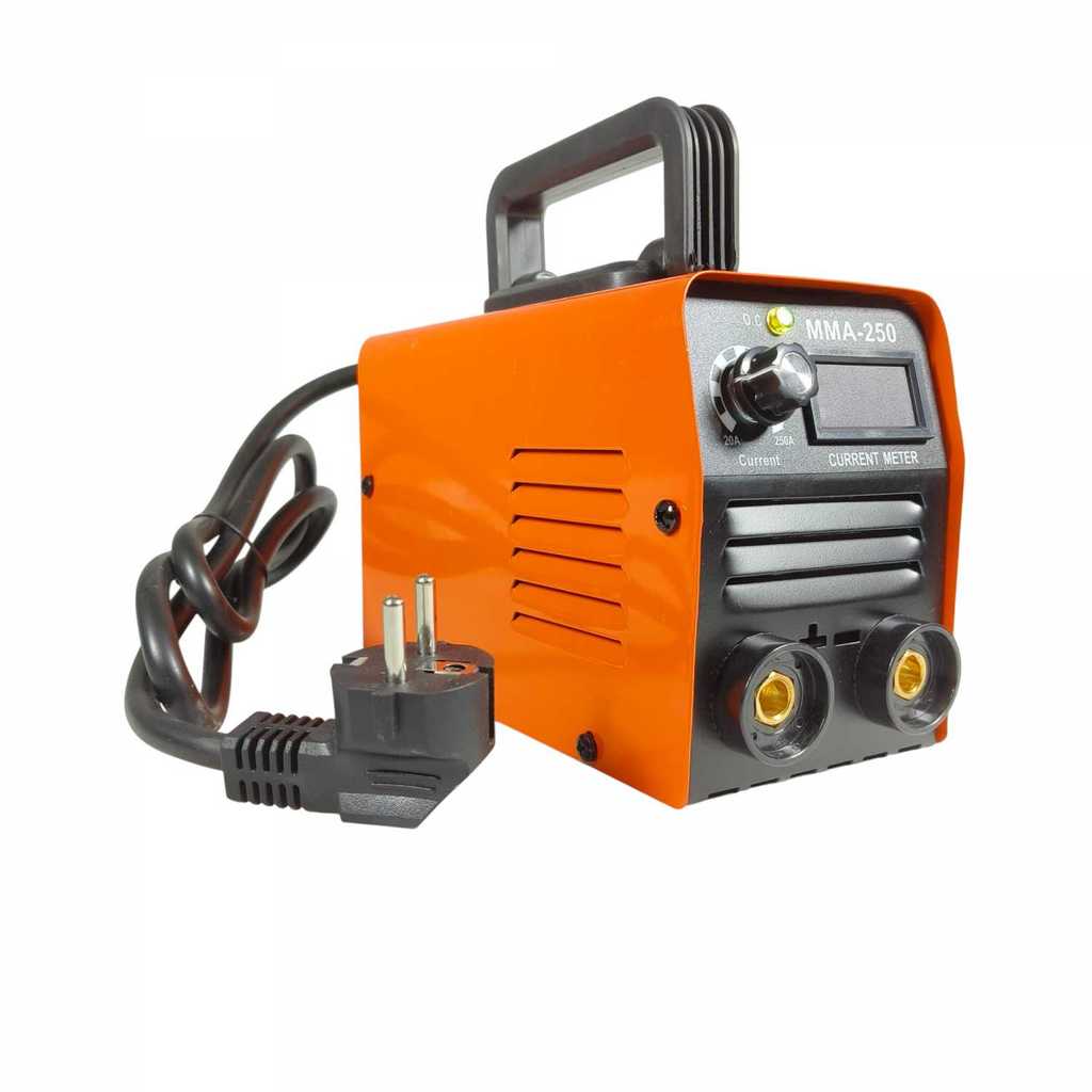 IGBT MMA-250 Mesin Las Mini Inverter Welding Machine 250 Ampere Alat Las Listrik Portable Besi Baja 