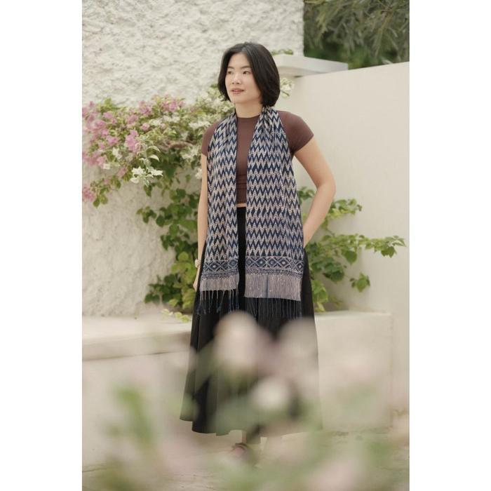 BATIK RATU - Scarf Batik Rang Rang - Blue | DNC
