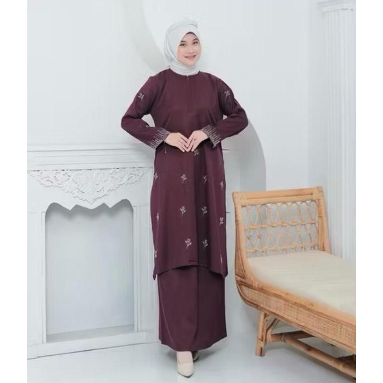 NASRIJAL BAJU KURUNG MELAYU mix payet swarovski fashion wanita trend masakini