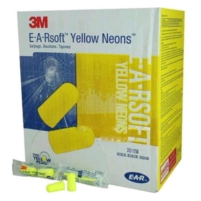 Earplug 3M Yellow Neon 1box isi 200