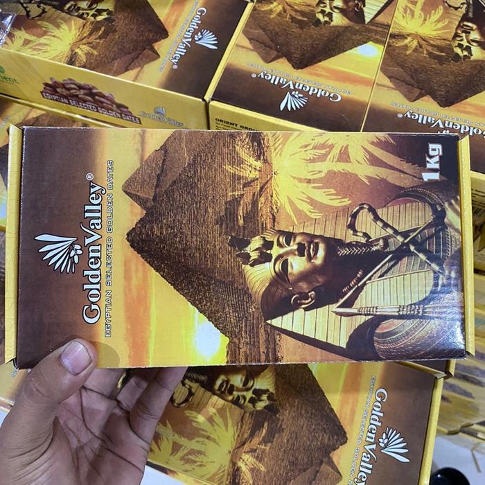 Kurma goldenvalley kemasan dus 1 kg kurma mesir kemasan dus 1 kg