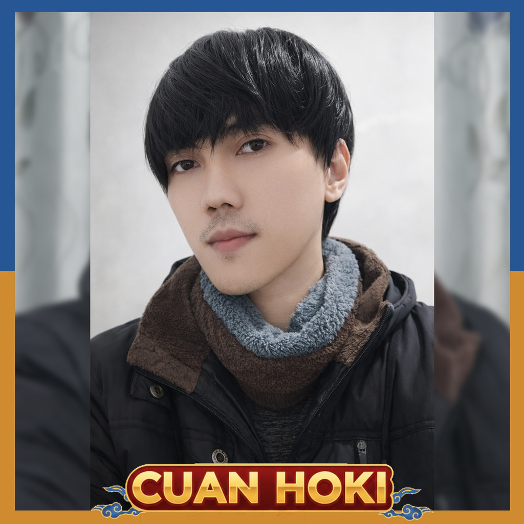 Cuan Hoki Full Wig Korean Style Poni Pendek Se Alis Model Two Blok / Rambut Palsu Style Two Blok Cow