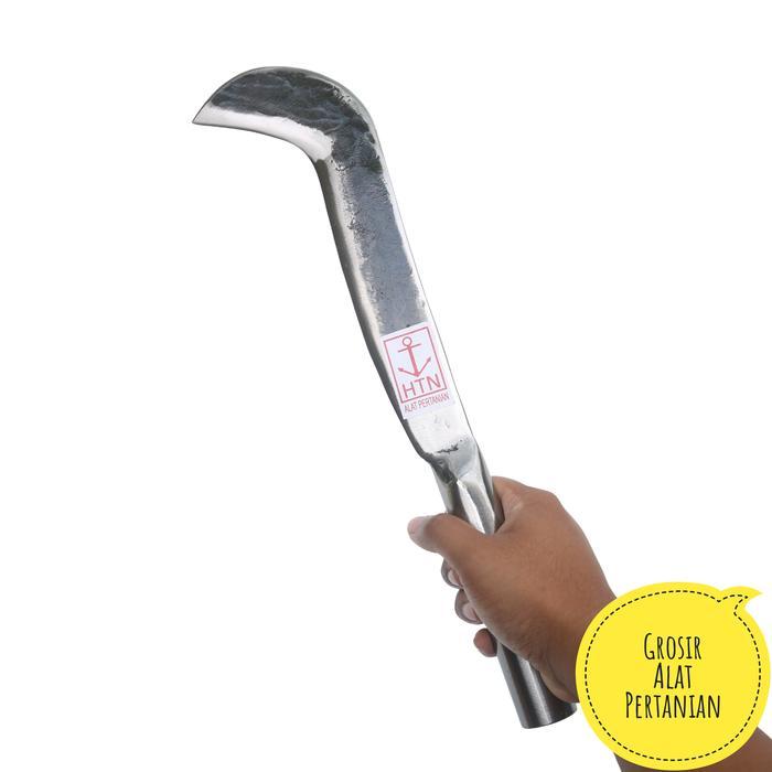 Arit Bendo Bahan Baja Per Gagang Besi / Arit Pemotong Ranting Pohon