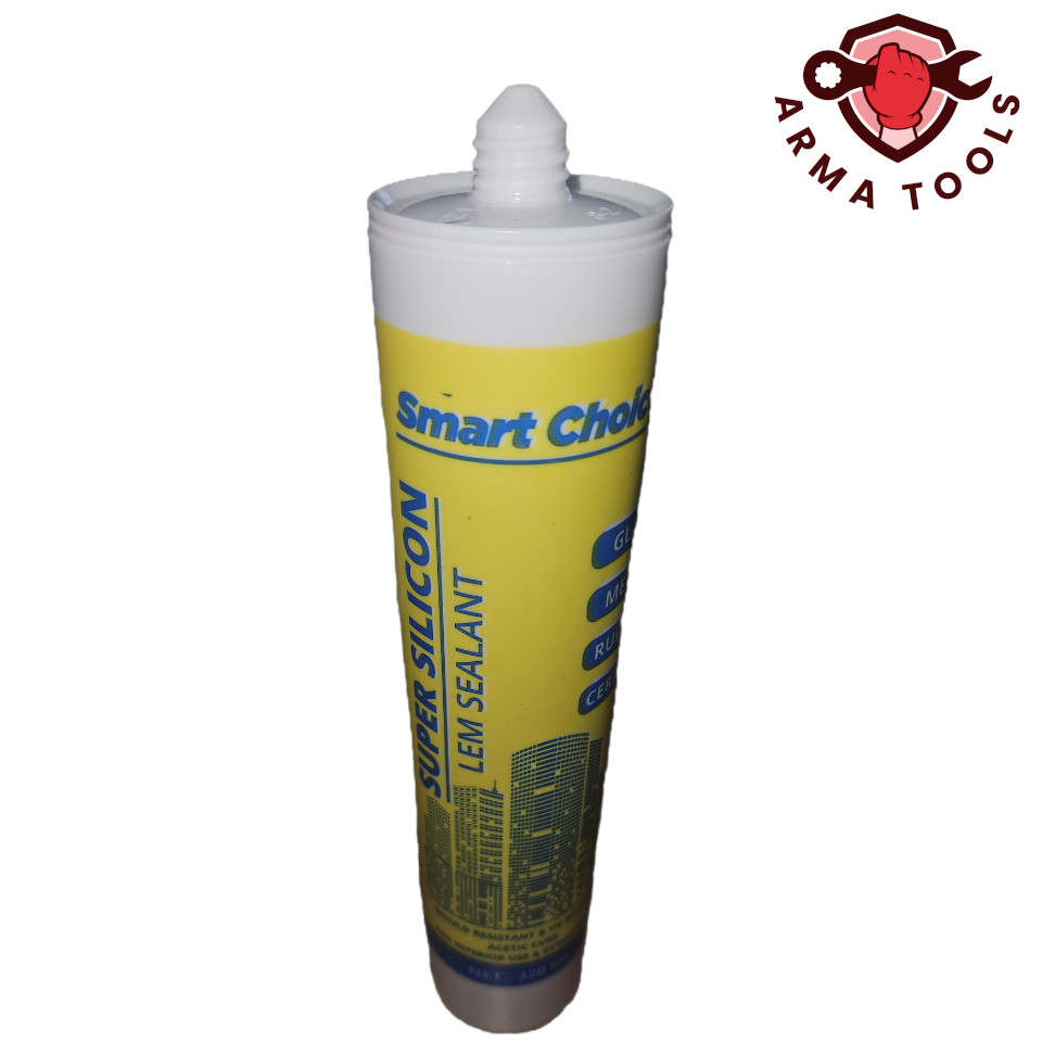 Lem Silikon Sealant Smartchoice Kaca Besi Karet Keramik/ Lem Botol Silicon