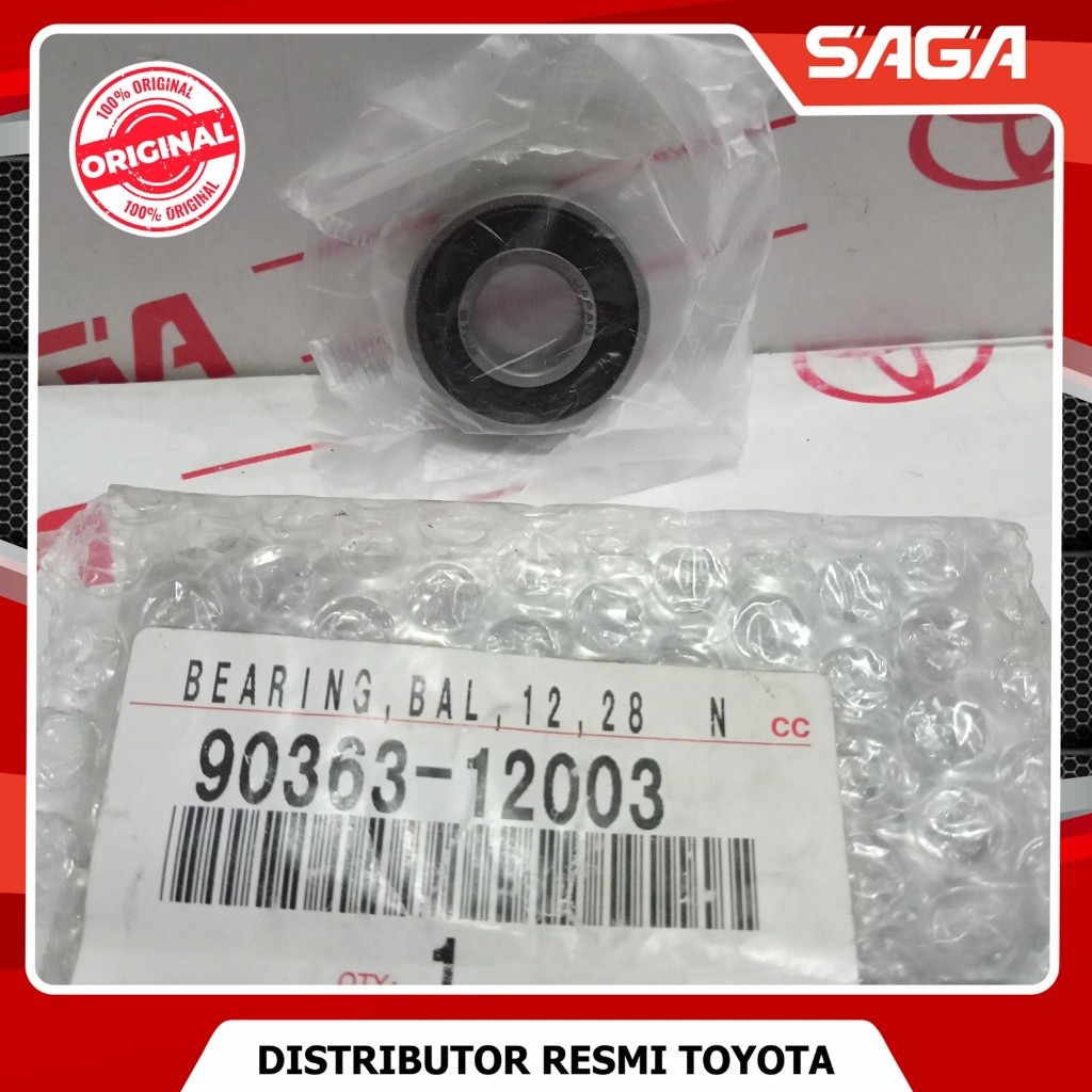 SAGA | Bearing Radial Ball / Laher Roda Gila Flywheel Kijang Kapsul Original 90363-12003