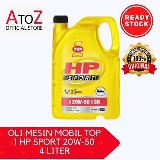 OLI TOP 1 BENSIN HP SPORT 20W-50 4L - TOP 1 HP SPORT 4 LITER - Oli Mobil