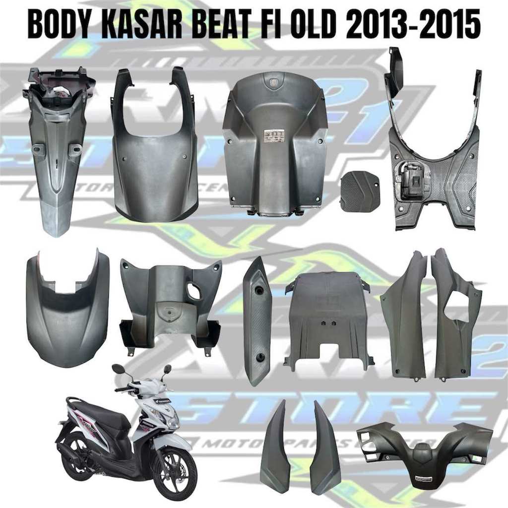 BODY KASAR BEAT FI OLD 2013-2015 / KOMPLIT ECERAN COVER BODY KASAR BEAT FI LAMA 2013-2015