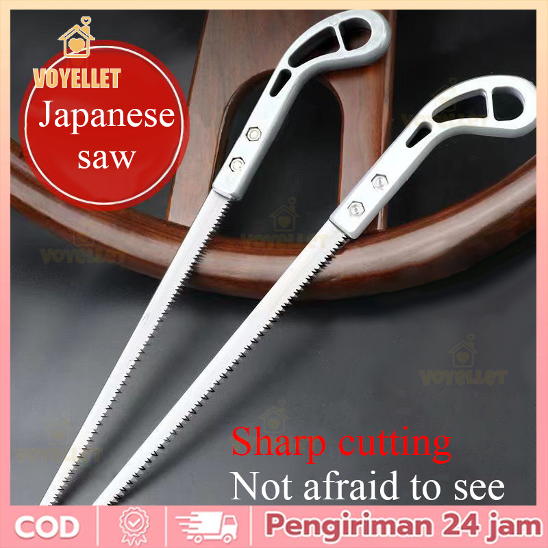 Voyellet Gergaji Ekor Walet Mini, Gergaji Penebangan Kayu untuk Kebun, Gergaji Multifungsi untuk Pem