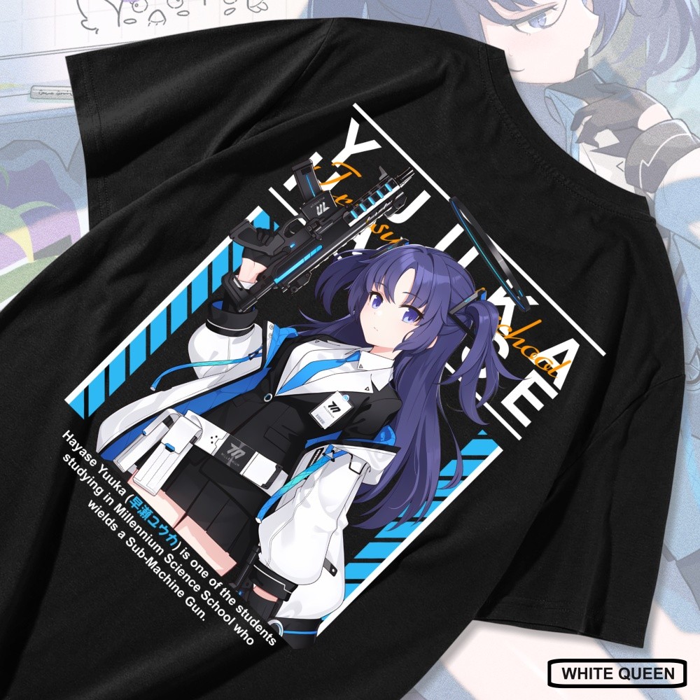 KAOS HAYASE YUUKA BLUE ARCHIVE -  BLUE ARCHIVE HAYASE YUUKA