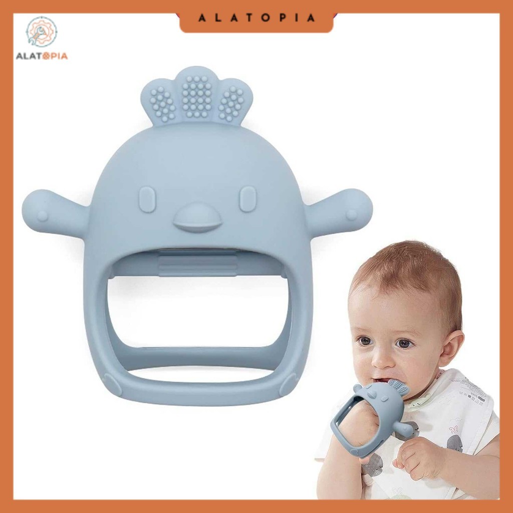 Baby Teether Toys Silicone Chewable Hand Breast Feeding - PL10