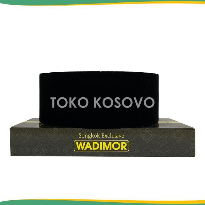 Peci Wadimor NON AC, AC & Full, Susun, ORIGINAL Tinggi 7 8 9 10 Cm Songkok Solat Hitam Pria Dewasa K