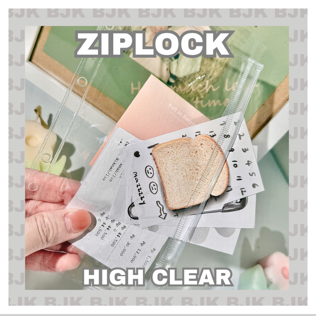 Ziplock Binder A6 High Clear - Binder Saving [BUJOYUK]