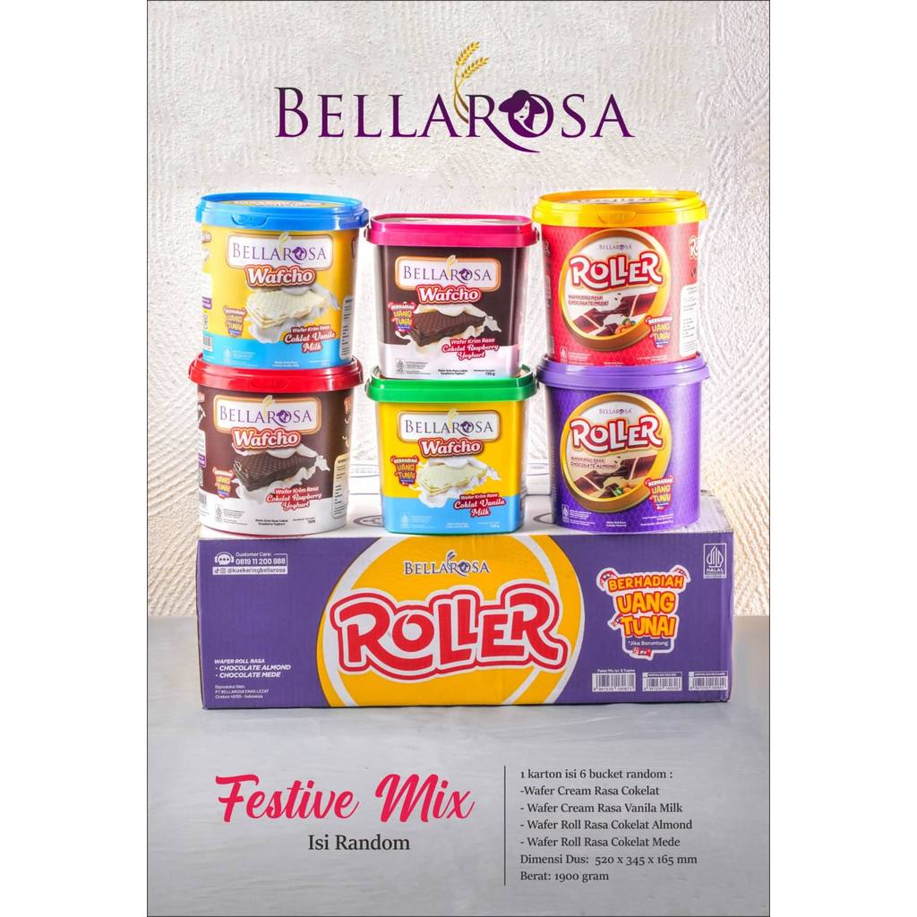 CLAIYDREAM BELLAROSA PAKET PLATINUM BELLA ROSA HAMPERS LEBARAN PAKET KUE KERING FREE BUBBLE WRAP
