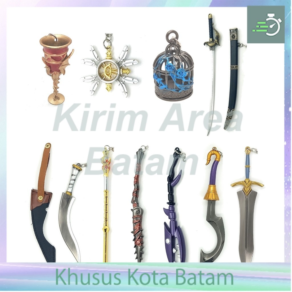 gantungan kunci 22 cm pedang identity V 5 joseph