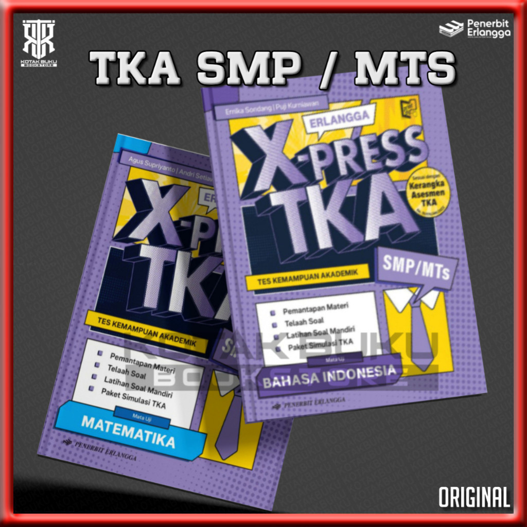 [ Erlangga ] Buku Xpress TKA SMP / MTS 2026 / TKA SMP 2026 / TKA SMP / Kurikulum Merdeka