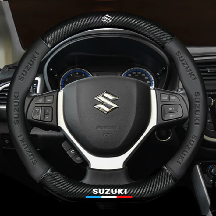 Cover Setir Sarung Stir Suzuki All New Ertiga XL7 Fronx Baleno Hatchback Carbon Flat Bawah Datar