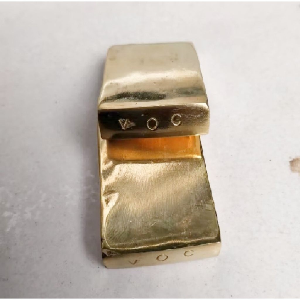 Replika emas batangan voc bahan kuningan