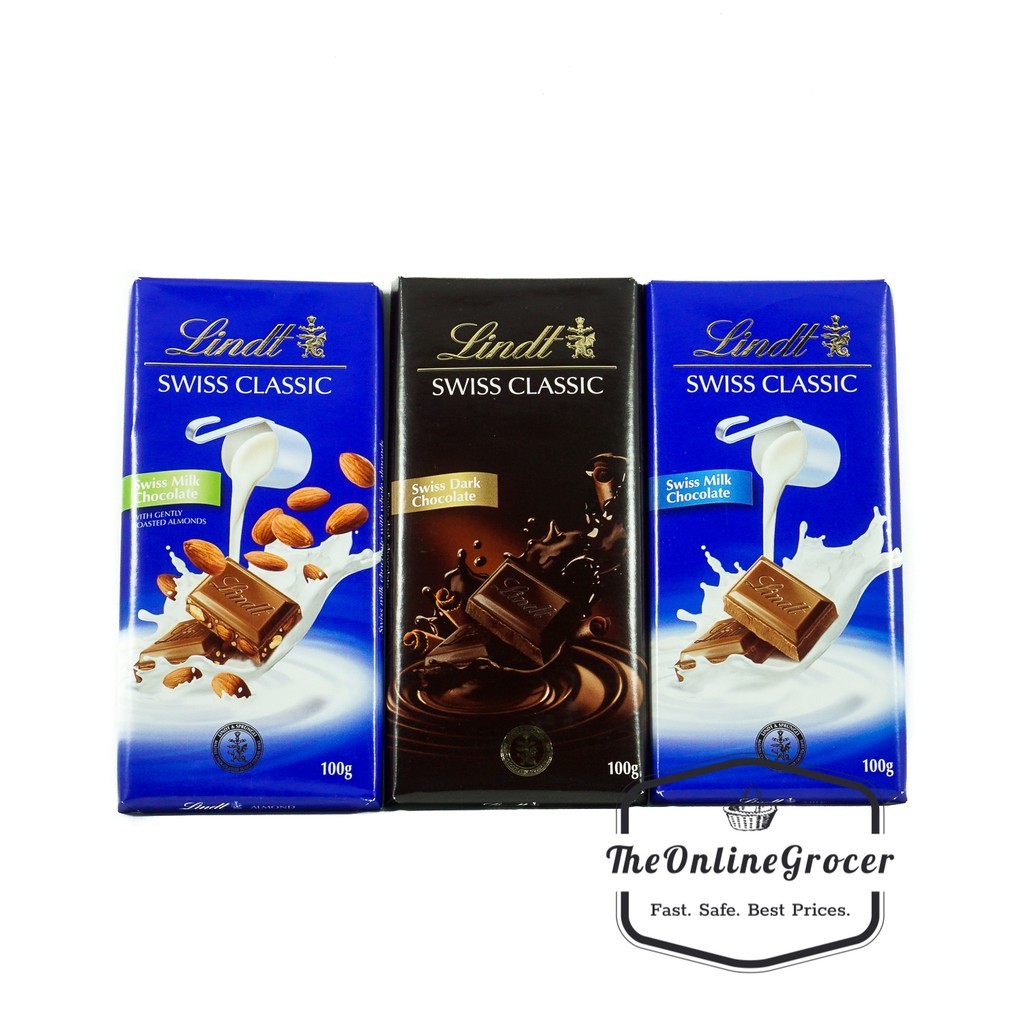 Ready Lindt Swiss Classic/Coklat Classic Swiss 100gr