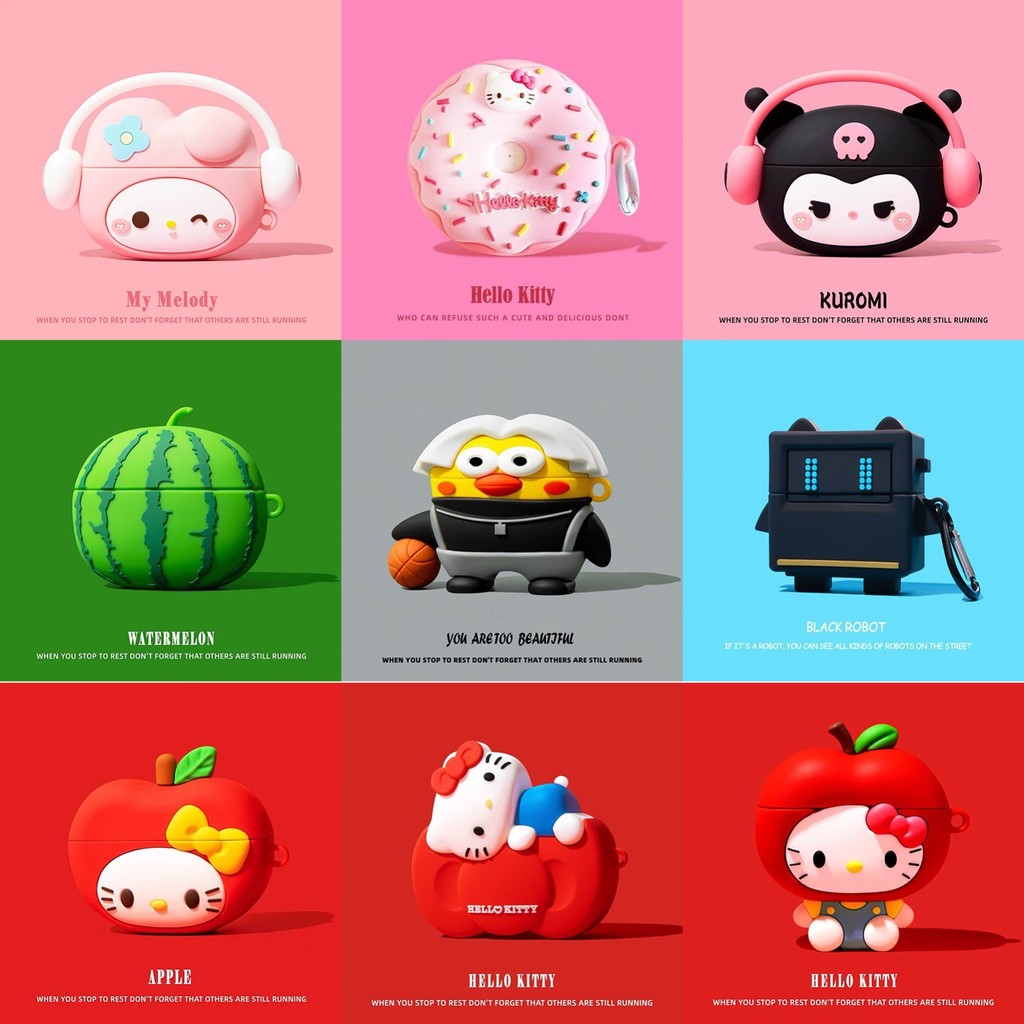 3D Silicone Protective Cover For Redmi Buds 8 Lite Bluetooth Earphone Case For Xiaomi Redmi Buds 6 L