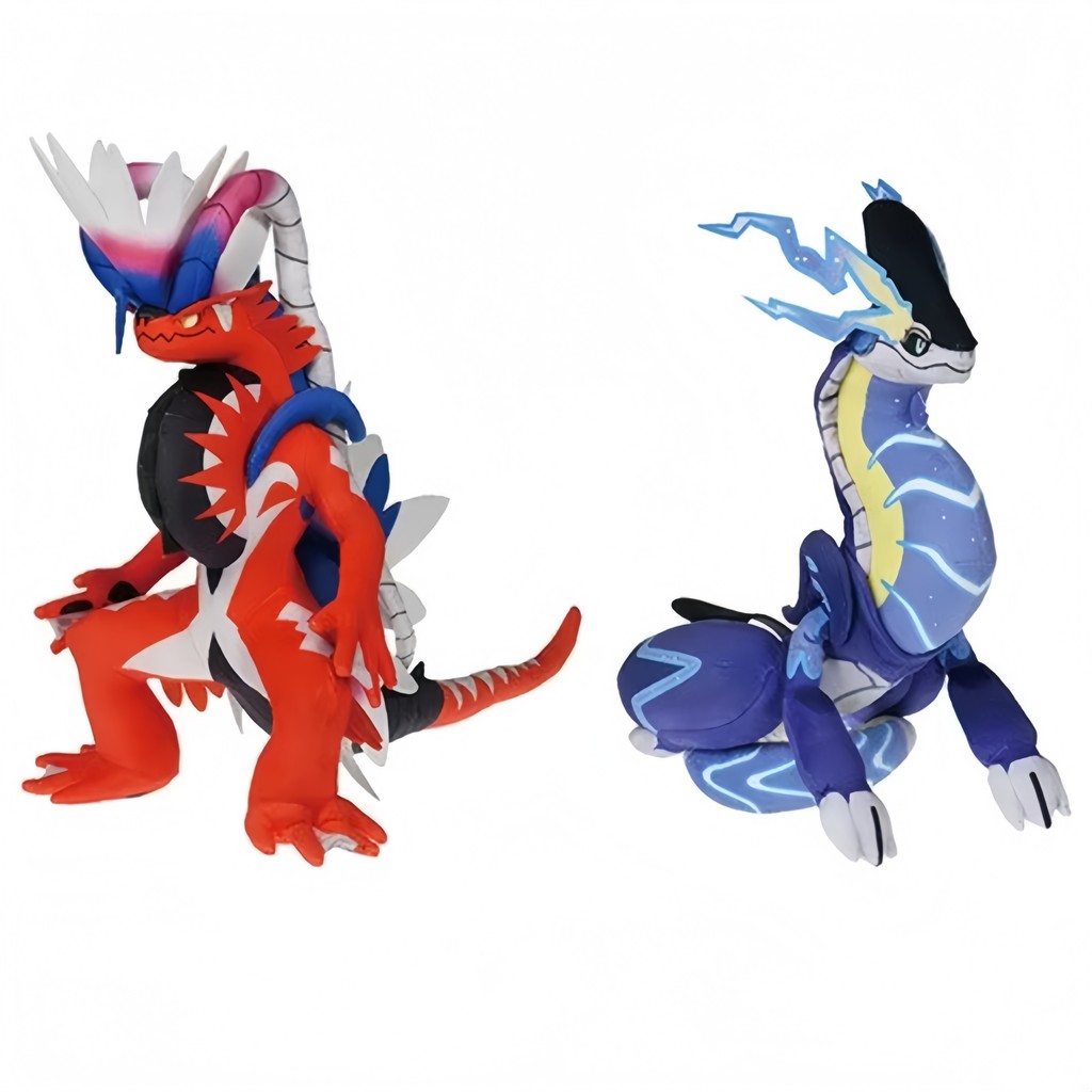 Pikau Pokemon Z-A Koraidon Miraidon Plush Dark Lightning Piu Figure Dialga Stuffed Plush Dolls Genga