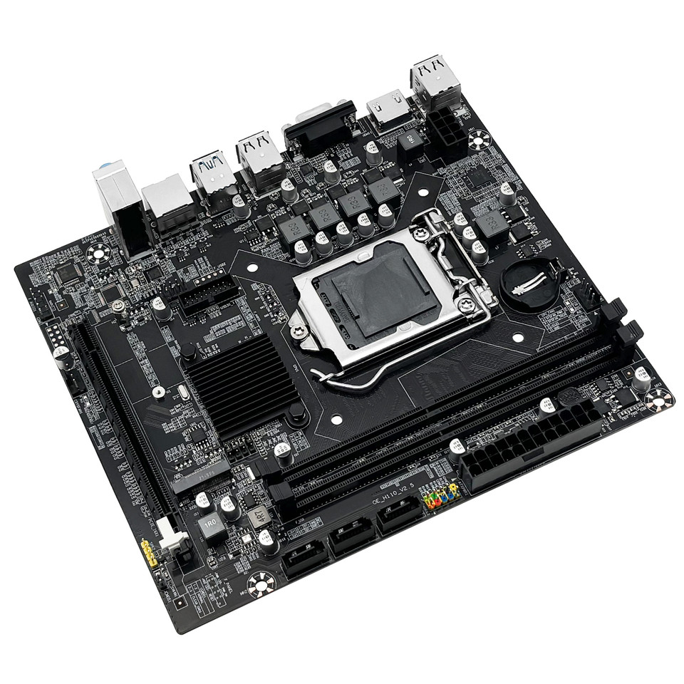 H110 Motherboard Supports LGA 1151 Intel Core CPU DDR4 RAM And M.2 NVME SDD VGA HDMI