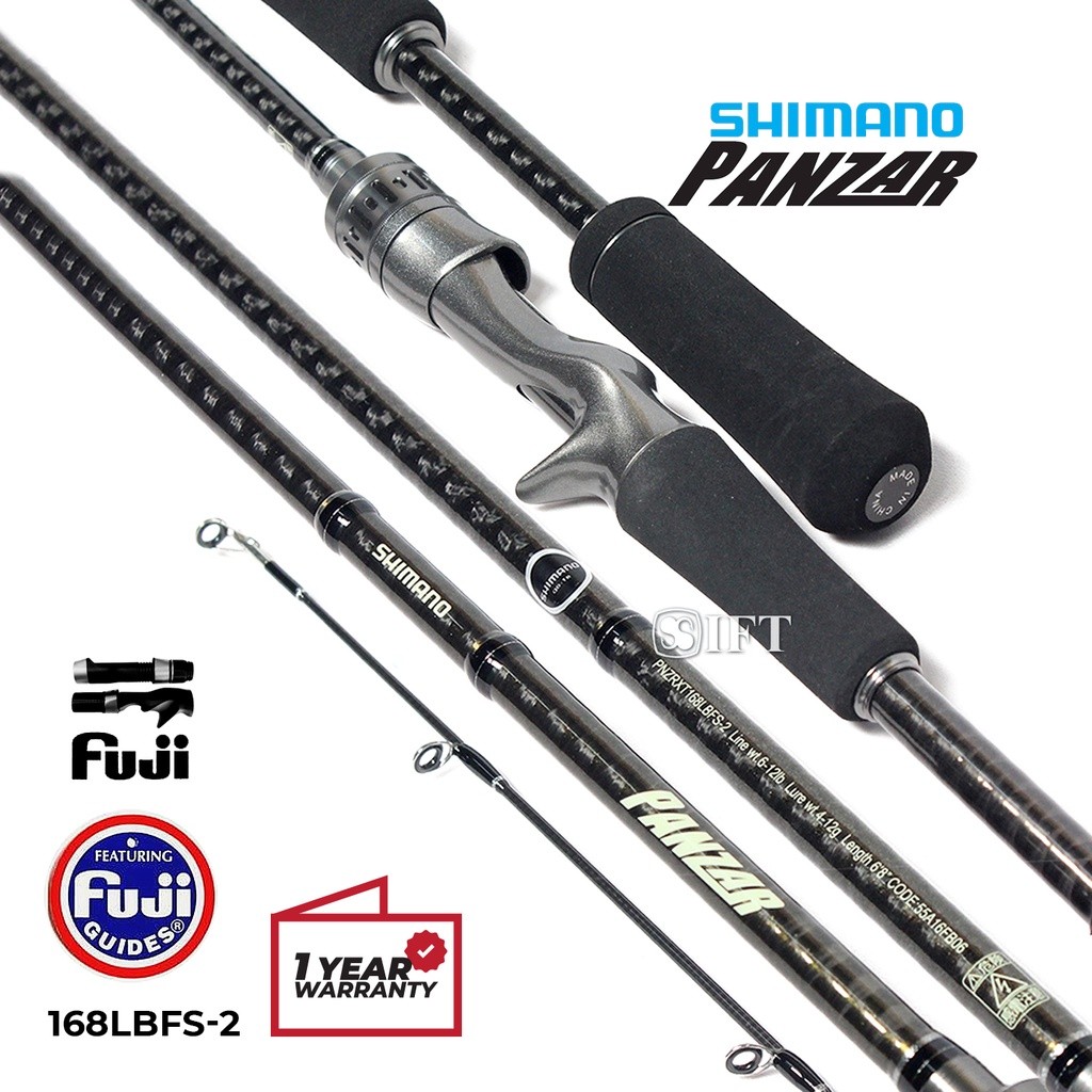 Joran BC Shimano PANZAR XT 1610 166 168 ML/M/LBFS Baitcasting Fuji Original