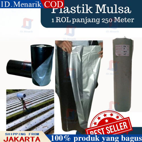 PLASTIK MULSA ( 1 ROLL ) panjang 250 meter * Lebar 120cm (1,2meter)
