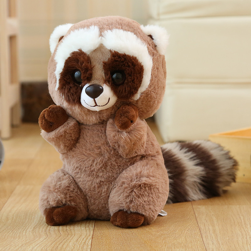 new creative plush raccoon toy high quality raccoon doll gift about 26cm 2680