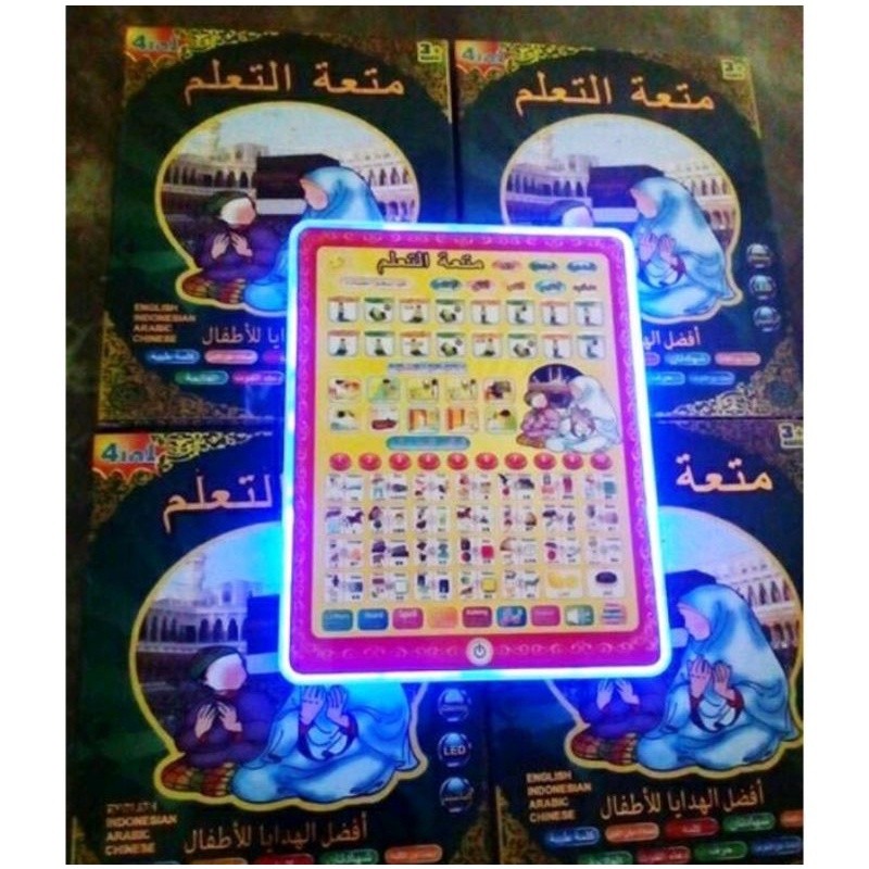 TERLARIS Playpad Anak Muslim IPad Arab 4 Bahasa / Playpad Arab 4 Bahasa mainan ipad anak