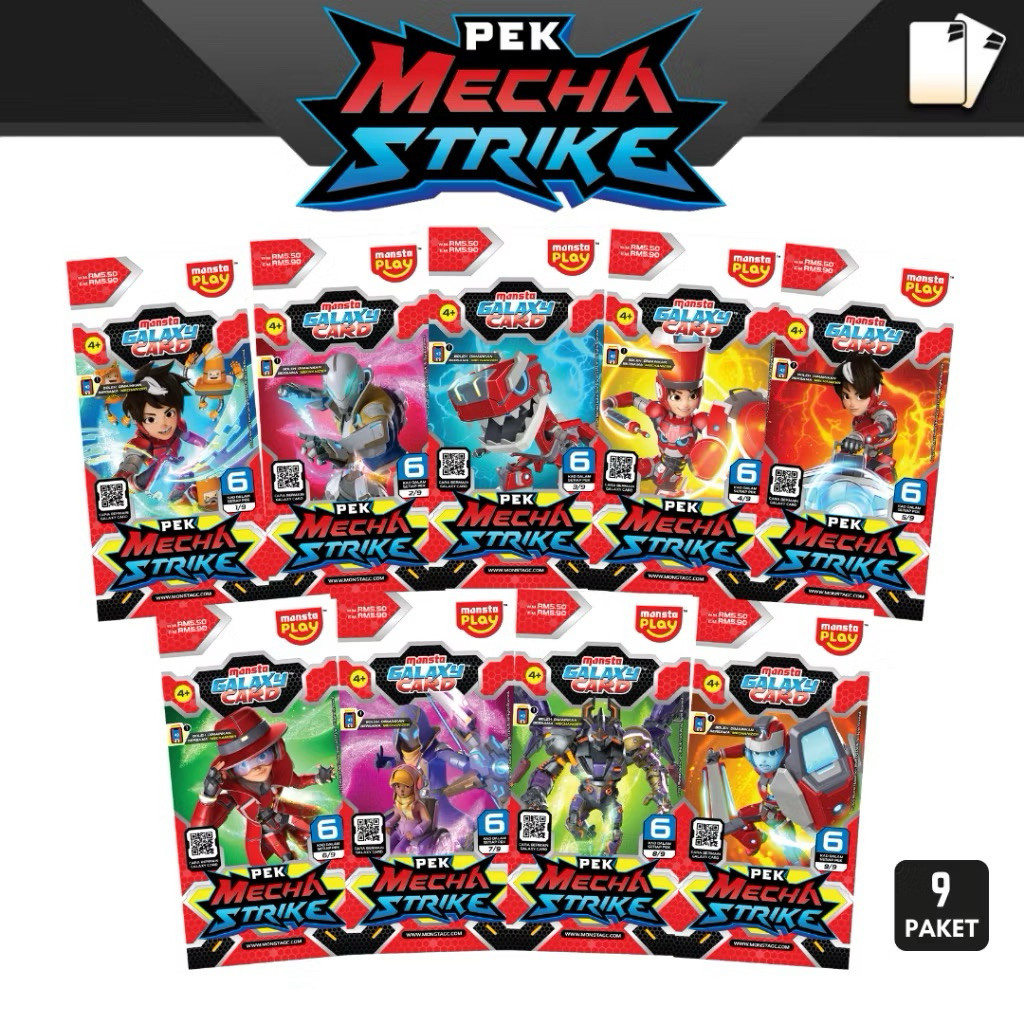 New READY STOCKBoBoiBoy Galaxy Card Kad Pek Cyclone Fury Quest Satria Rumble Vortex Beyond Versus Fu