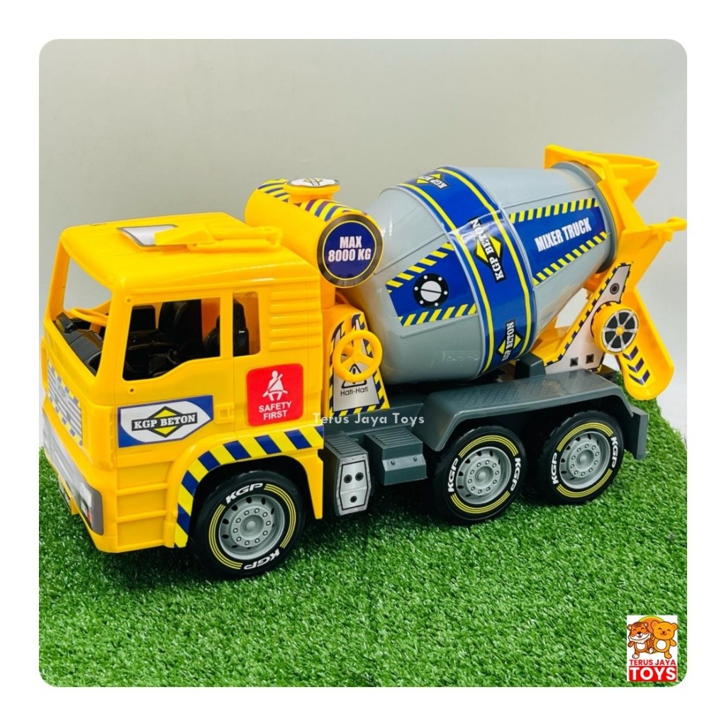 Mainan168 - Mobil Mobilan Truk Molen - Mobil Semen