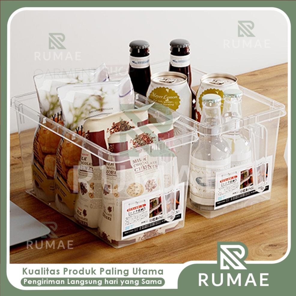 RUMAE Kontainer Kulkas Dengan Penutup Food Storage Box Penyimpanan Sayur Buah Dan Bahan Makanan Untu
