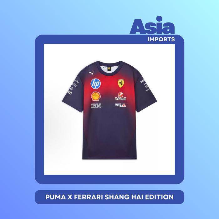 PRE - ORDER (TUTUP 20 MARET) Puma X Ferrari Shirt F1 Shang Hai Edition - S