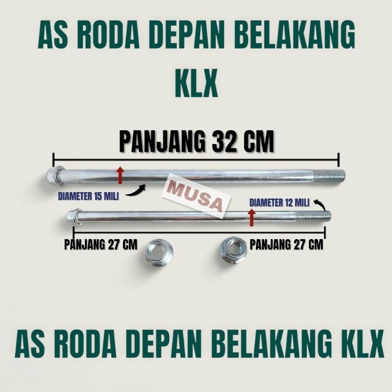 As Roda| As Roda Belakang Klx| As Roda Depan Klx| As Roda Belakang Crf| As Roda Depan Crf| As Roda C