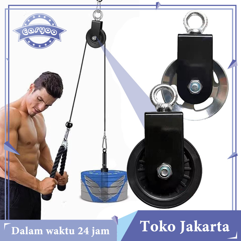 88mm Roda Katrol Bearing Home Gym Bearing Katrol Single Katrol Pulley Cable Roda Katrol Pull Down Fi