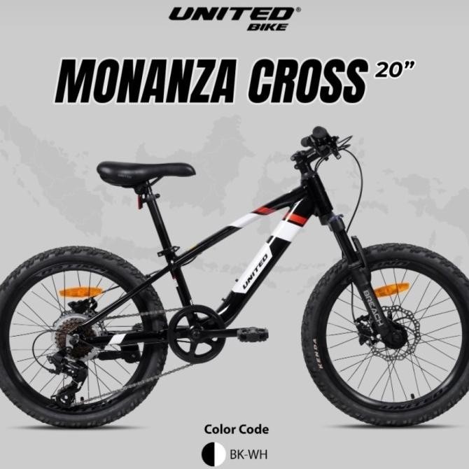 TERBARU Sepeda anak MTB 20 inch United Monanza 7 speed